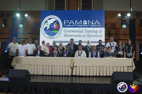 Opapru, LGUs ink agreement to champion peace through the implemen.